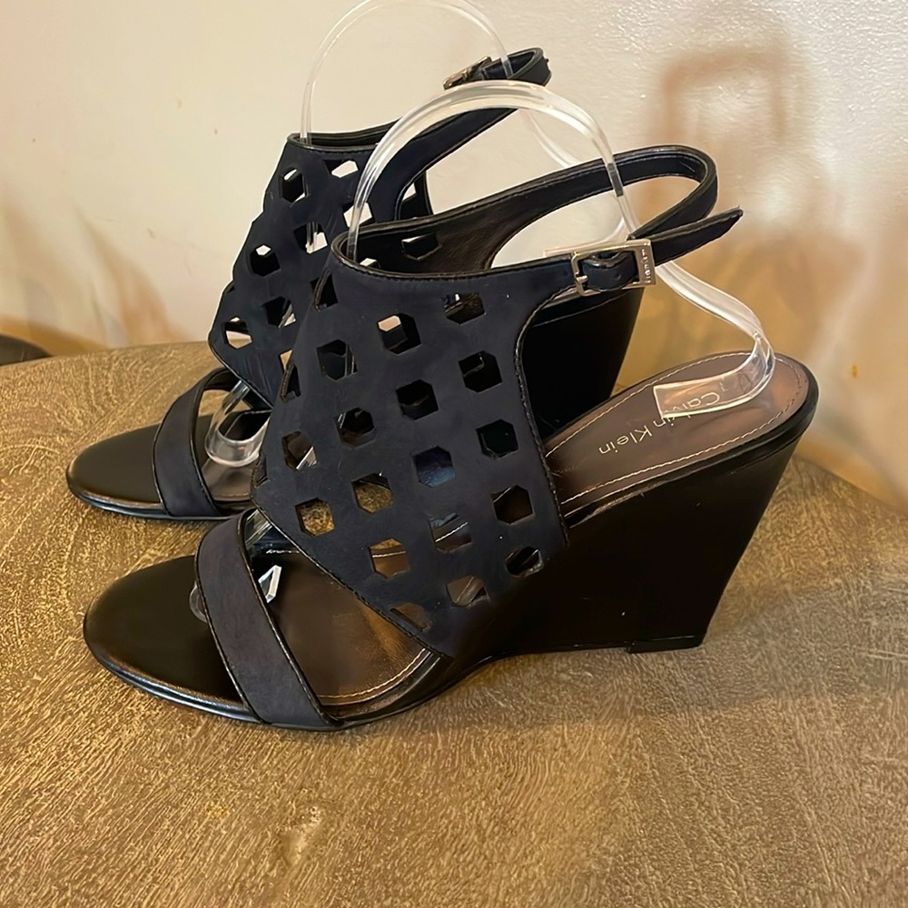 Calvin Klein wedge sandals